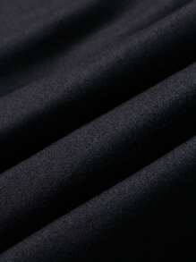 Männer T-Shirt mit Buchstaben Grafik, Farbblock, - Kaffeebraun - Übersicht 4