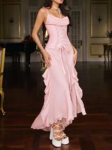 Vestido - Rosa - Ver 3