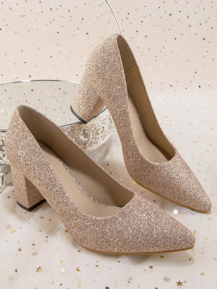 Pointed-Toe Slip-On High Heels, Suitable For Banquets, Parties And Commuting, Elegant And Versatile Fashion Women's Pumps