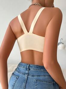 Brassiere Sin Costuras Para Damas - Albaricoque - Ver 2