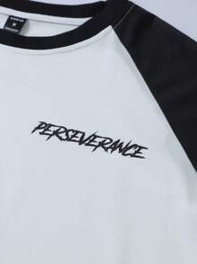 Manfinity Sport Corelite Men's Contrast Color Letter Print Athletic Tracksuit Workout Set Gym Set Workout Set - Multicolor - View 6