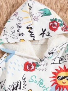 SHEIN Unity Women's Fun Printed Sweatshirt And Sweatpants Set, Family Outfits (Sold Separately In Sets Of 3) - White - View 4