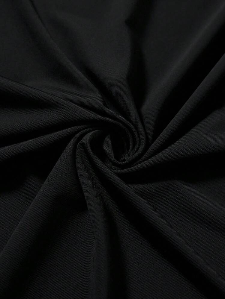 Solid Flare Leg Sports Pants