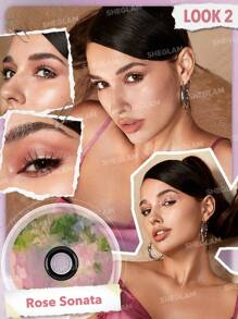 SHEGLAM Vinyl Pop Color Palette-Rose Sonata 9-Color Shimmer Matte Eyeshadow Palette Rose Pearlescent Shimmer Evenly Pigmented  Smooth  Blendable Eyeshadow Pink Brand Beauty Makeup Face Paint Cosmetic For Women Girls Perfect For Fall Winter Ideal For Y2K Fancy Fashion Suitable For Birthday Christmas Present Party Ready Best Color