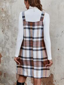 SHEIN Essnce In kẻ sọc Đầm Tổng thể Without Tee - Nhiều màu - Xem 2