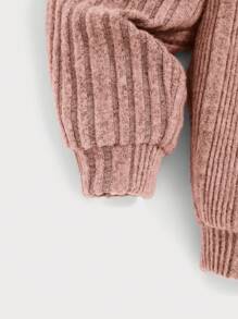 SHEIN 女嬰荷葉邊T恤和褲子＆ 頭巾 - 粉色 - 查看 11