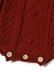 純色嬰童（女）毛衣爬爬服