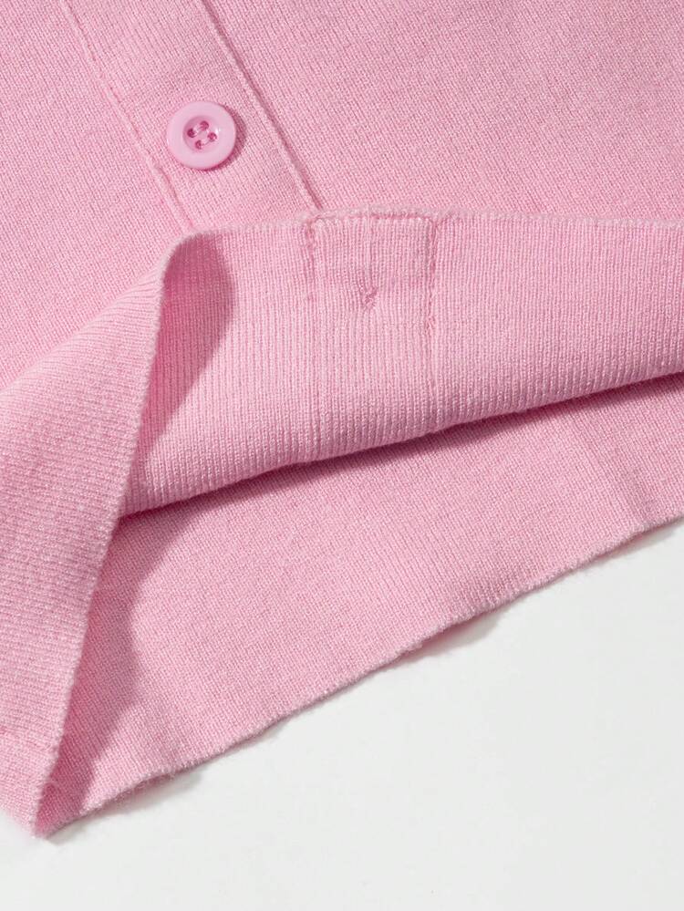 Button Front Tube Knit Top