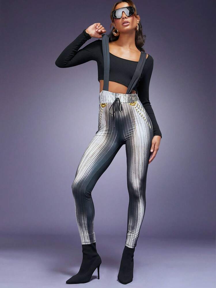 Tie Dye Overall Jumpsuit Without Tee