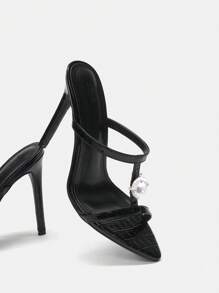 CUCCOO SZL 女性高跟鞋涼鞋 - 黑色 - 查看 5