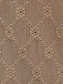 Calvaya Hơn Một nửa khóa kéo Dây rút áo có mũ tay áo lá sen Áo sơ mi - màu nâu - Xem 7