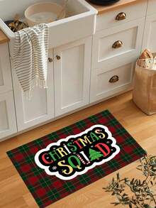 SHEIN Christmas Themed Living Room And Kitchen Area Rug - Multicolor - View 7