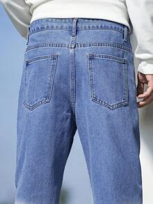 Manfinity Hypemode Pantalones Vaqueros De Hombre - Lavado ligero - Ver 8