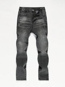 Tween Boy Cat Scratch Jeans