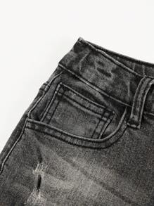 Tween Boy Cat Scratch Jeans