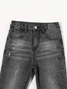 Tween Boy Cat Scratch Jeans
