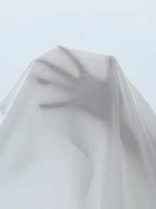 SHEIN Privé 大碼素色前紐扣襯衫 - 白色 - 查看 7