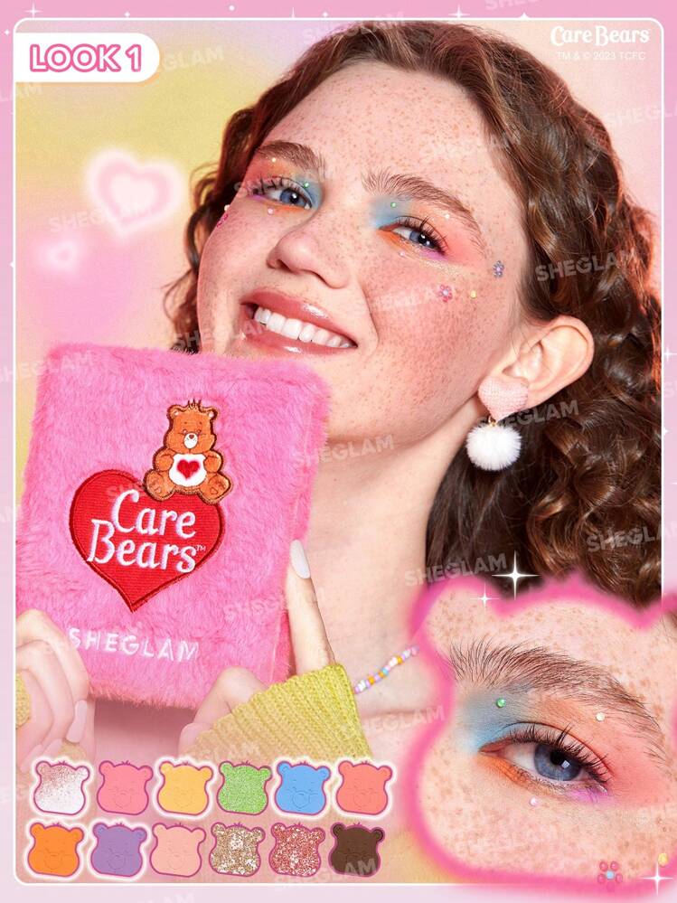Care Bears X SHEGLAM コレクション セット 鮮やかな色のアイシャドウ