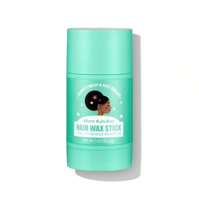 Slow Sunday Hair Wax Stick, Flexible, Non-Greasy, Long-Lasting Hold, For Edge Broken Hair And Baby Hair, Suitable For All Hair Types, Good Choice For Wedding, Vacation, Beach, Travel EssentialsEaster Gifts, Suitable For Summer Hair Styling