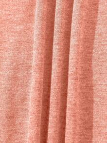 SHEIN EZwear Slogan Graphic Tee - Coral Orange - View 4