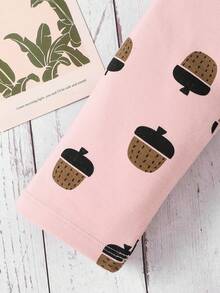 Cô gái Quả phỉ In Bộ PJ - Hồng - Xem 4