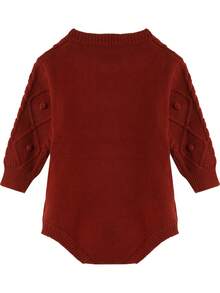 純色嬰童（女）毛衣爬爬服