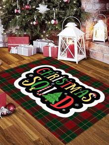SHEIN Christmas Themed Living Room And Kitchen Area Rug - Multicolor - View 8