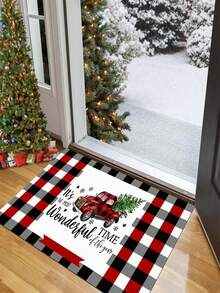 SHEIN Navidad Alfombra para el salón, Alfombra de cocina - Multicolor - Ver 9