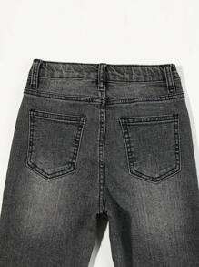 Tween Boy Cat Scratch Jeans