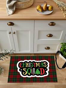 SHEIN Christmas Themed Living Room And Kitchen Area Rug - Multicolor - View 6