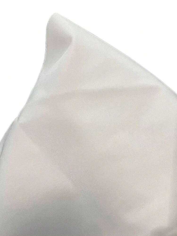 Contrast Binding Double Breasted Belted Trench Coat