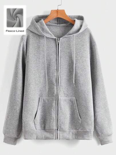 Prep Men's Zip Front Pocket Fleece Lined Hoodie Sweatshirt, Autumn/Winter