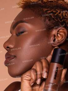 SHEGLAM Complexion Pro 持久透氣啞光粉底液樣品-深色丁香啞光防汗粉底液控油全覆蓋無孔遮瑕防水無瑕不褪色輕盈液體粉底液 - Dark Clove - 查看 4