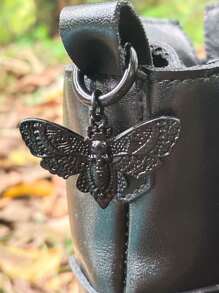 ROMWE Goth 1pair Moth Pendant Shoes Decoration Fall
