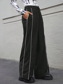 SHEIN Essnce Women's Wide Leg Suit Pants