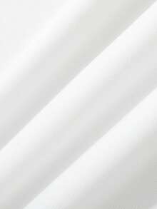 SHEIN EZwear Plus Figure & Slogan Graphic Thermal Sweatshirt - White - View 3