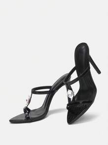 CUCCOO SZL 女性高跟鞋涼鞋 - 黑色 - 查看 6