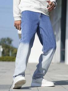 Manfinity Hypemode Pantalones Vaqueros De Hombre - Lavado ligero - Ver 3