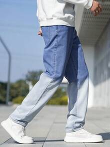 Manfinity Hypemode Pantalones Vaqueros De Hombre - Lavado ligero - Ver 5