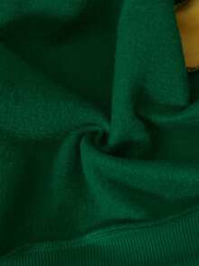 SHEIN 男嬰字母圖案撞色連帽夾克和褲子 - 彩色 - 查看 9