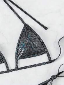 Bikini Set - Black - View 4