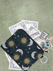 ROMWE Fairycore Hình in mặt trời & mặt trăng Ví tiền xu - Nhiều màu - Xem 3