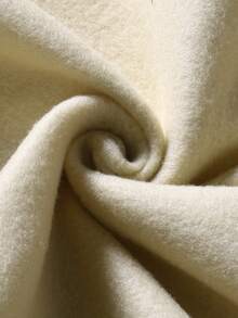 Manfinity Homme Hombres Sudadera con torre & con estampado de slogan de hombros caídos - Albaricoque - Ver 5