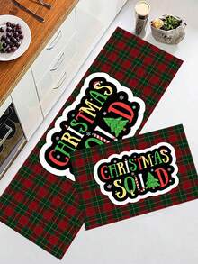 SHEIN Christmas Themed Living Room And Kitchen Area Rug - Multicolor - View 9