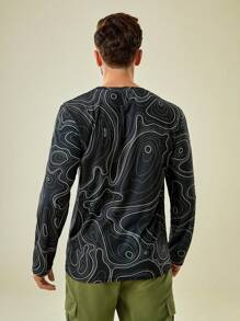 In My Nature Herren Outdoor T-Shirt mit Allover Print