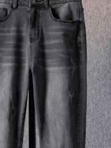 SHEIN Jeans für Teenager Jungen mit schrägen Taschen
