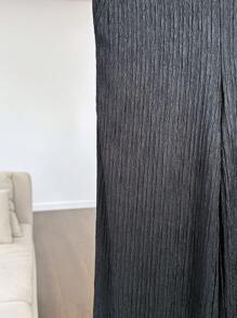 Tween Girl Elastic Waist Wide Leg Pants - Khaki - View 6