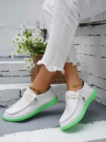 Của phụ nữ Thoải mái Thời gian rảnh rỗi Dopamine Giày thể thao - Màu be - Xem 5