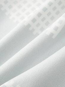 Manfinity Homme 男士黑白色格子襯衫式外套 - 黑與白 - 查看 4