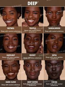 SHEGLAM Skin-Focus 高遮瑕粉底液-松露 36 種色調控油無毛孔完美全遮瑕輕盈粉餅柔軟啞光更順滑定妝粉面部彩妝促銷粉底液 品牌 美容 化妝 化妝品 適合女性與女孩 完美搭配夏季春季 Y2K 時尚 流行 生日 母親節禮物 假期 派對準備就緒 最佳顏色 - Truffle - 查看 7